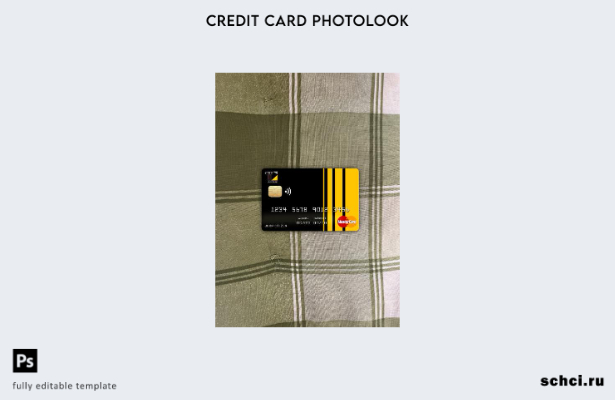цифровая загрузка Коммерческий банк Чада Чад Mastercard фотоизображение переднег